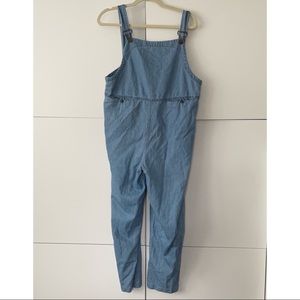 CMC Color Me Cotton Chambray soft Overalls Size Medium